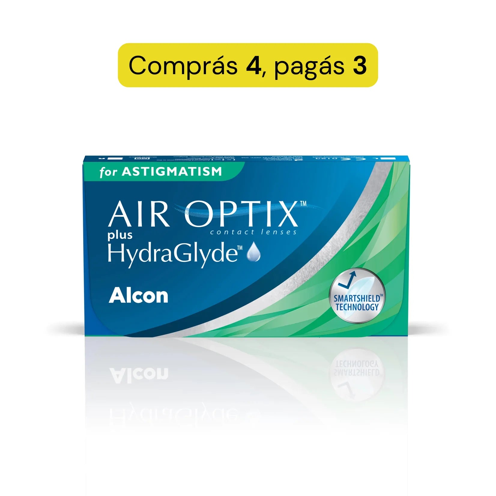 Air Optix™ plus HydraGlyde™ para Astigmatismo