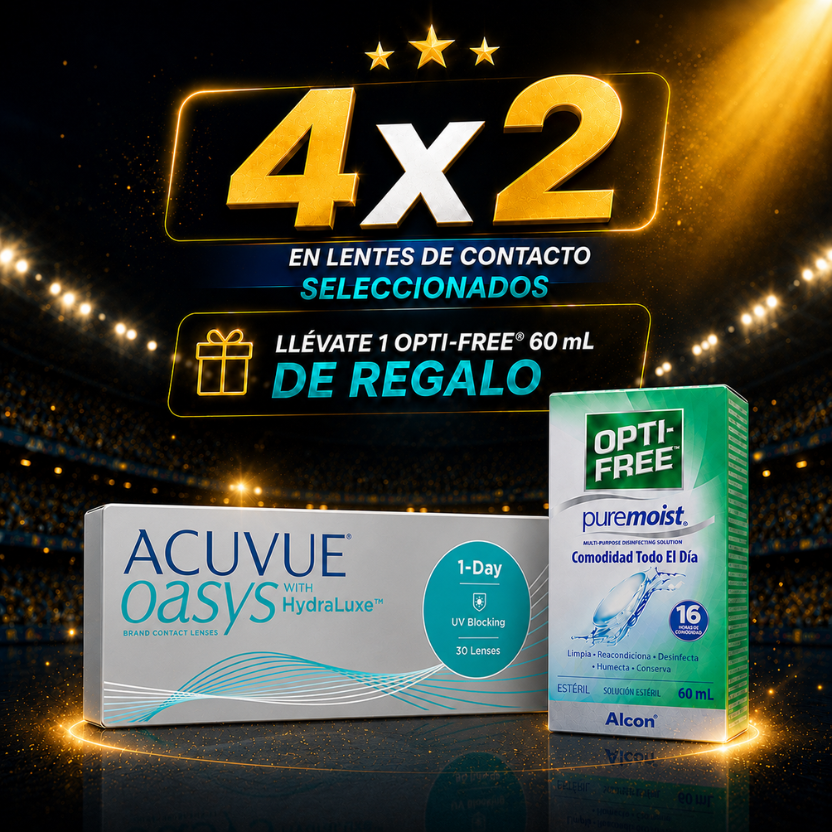 PACK MUNDIAL x 4 Cajas -Acuvue Oasys 1-Day con HydraLuxe™-