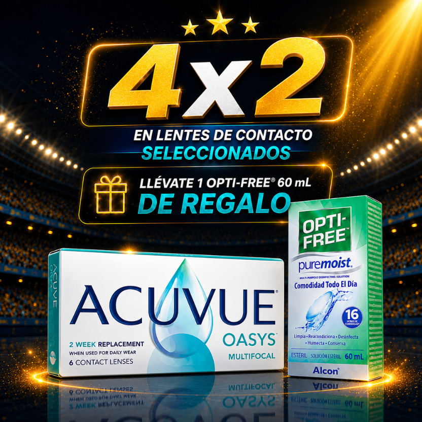 PACK MUNIDAL x 4 Cajas -Acuvue Oasys Multifocal