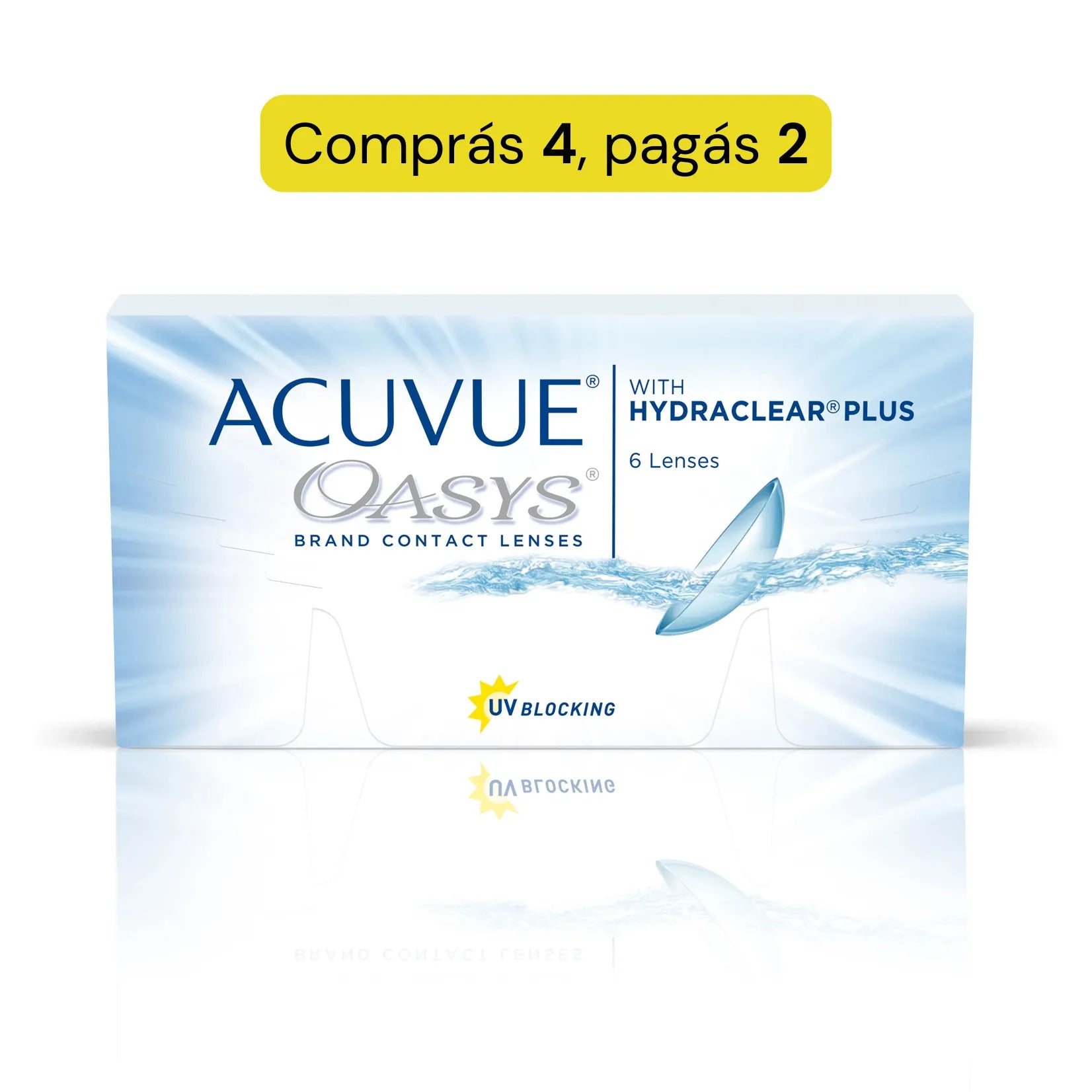 PACK MUNDIAL x 4 Cajas - Acuvue® Oasys® con HydraClear Plus