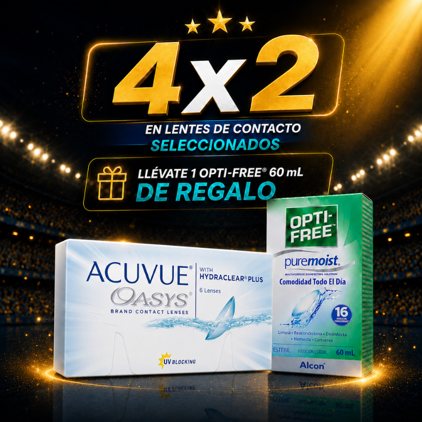PACK MUNDIAL x 4 Cajas - Acuvue® Oasys® con HydraClear Plus