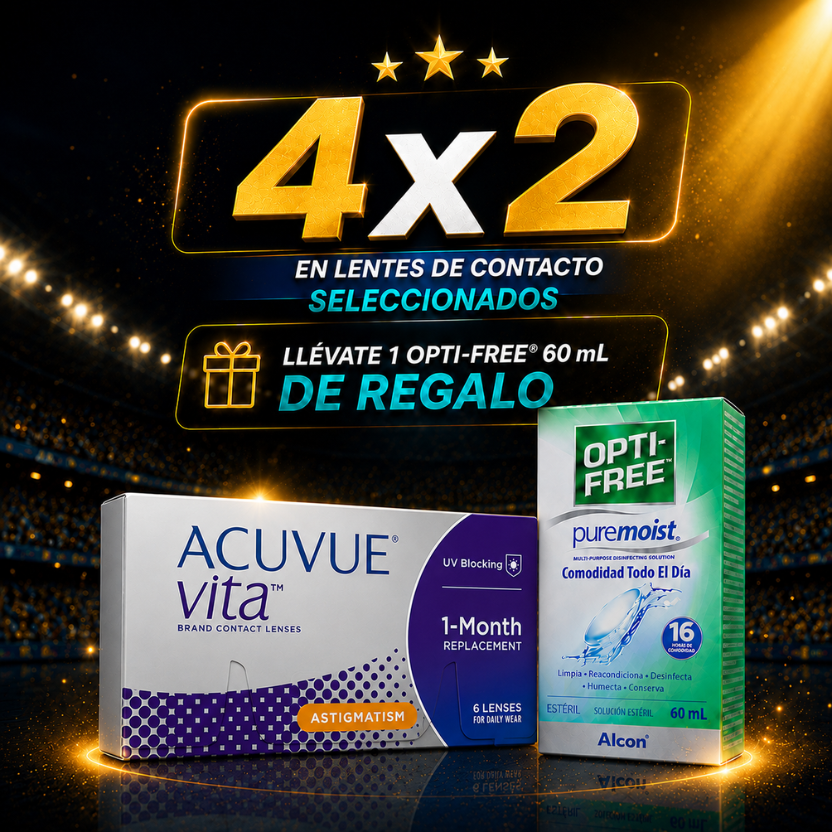 PACK MUNDIAL x 4 Cajas - Acuvue Vita™ para Astigmatismo